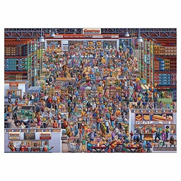 Costco Wholesale Eric Dowdle Puzzle 500 Piece The Treasure Hunt 19 1/4 x 26 5/8" - Picture 2 of 8
